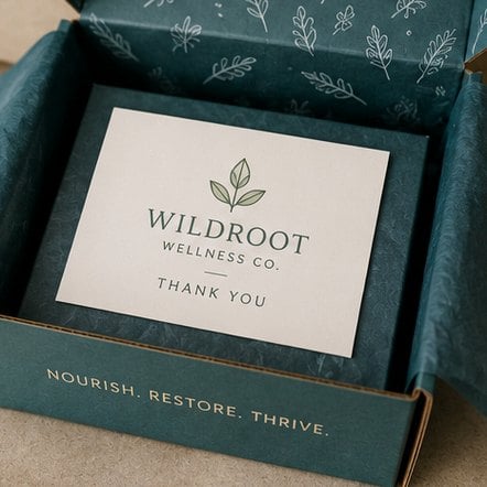 Customized thank you cards for subscription boxes