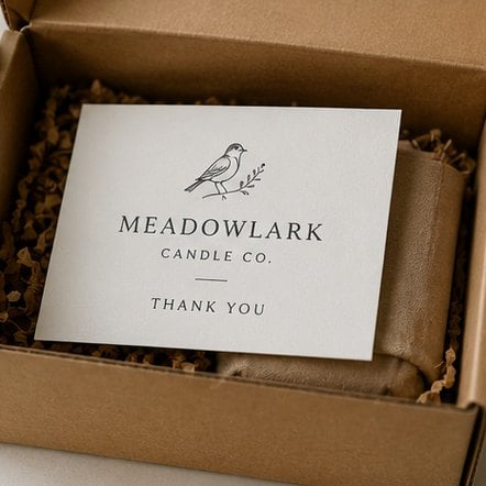 Packaging Insert Cards with custom branding
